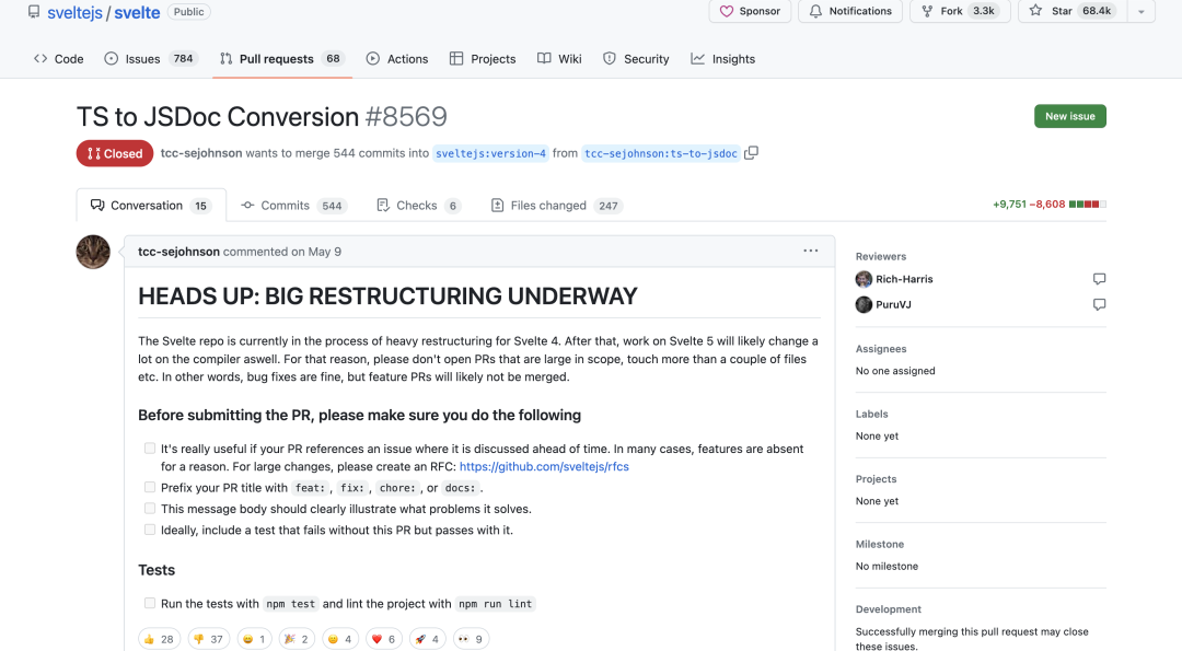 前端框架Svelte放弃TS，如何使用纯JS实现类型检查？