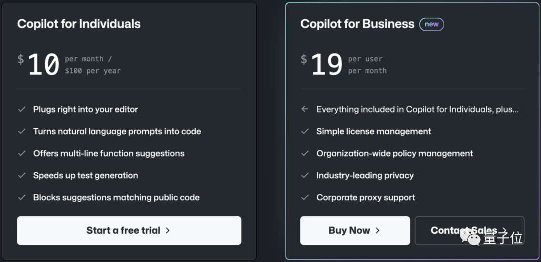 GitHub急推Copilot“PLUS版”，按人头收费每人每月130元，已有400多家企业购买