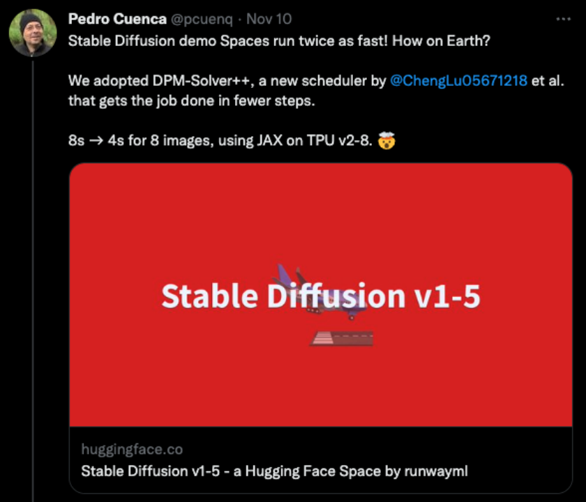 Stable Diffusion采样速度翻倍！仅需10到25步的扩散模型采样算法