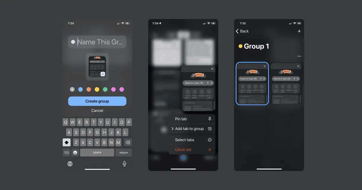 iOS-浏览器新增支持分组标签页-版谷歌-Chrome