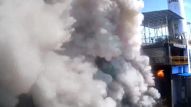 深蓝航天-国内首次液氧煤油火箭发动机全飞行时序三次起动试车圆满完成