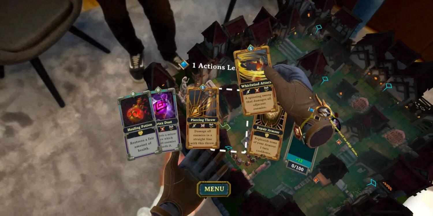 Vision-VR-支持无手柄玩法-卡牌游戏-登陆苹果-Demeo-头显-Pro